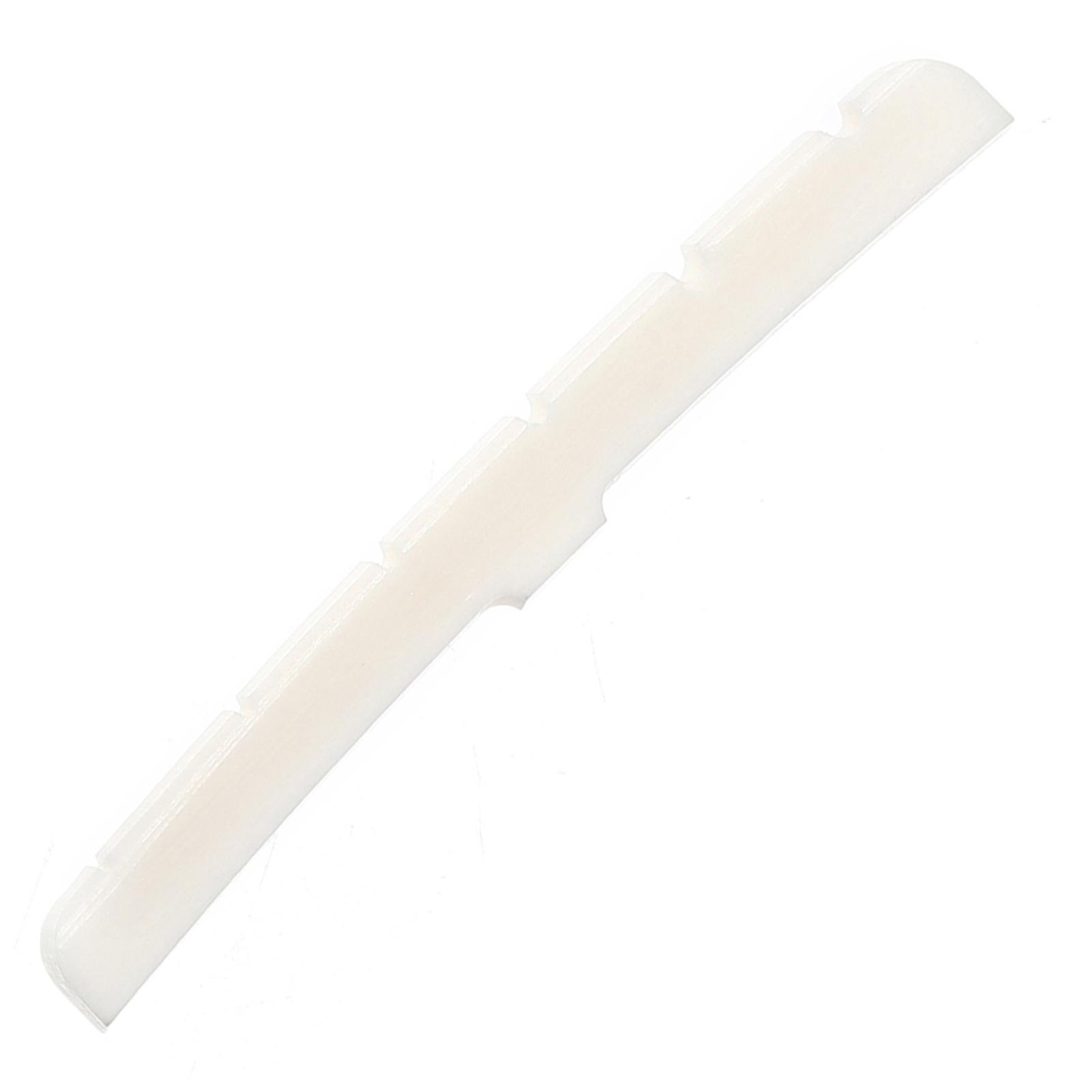 Classical 6 String Guitar Nut Replacement Curved Bottom Electric Guitar Slotted Bone Nut Music Instrument Accessorys Multicolor