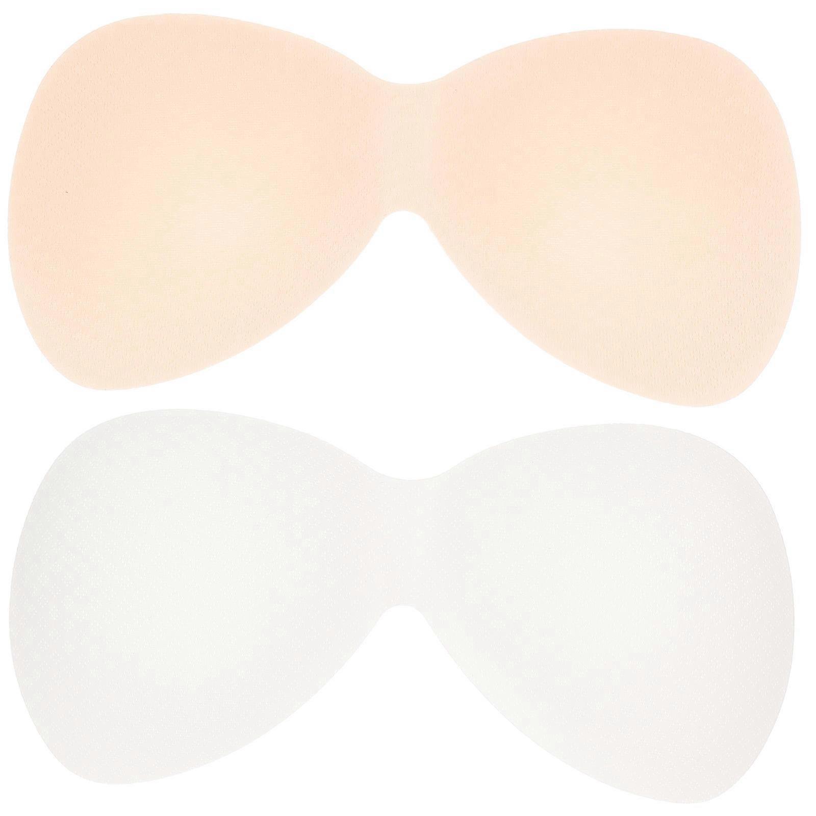 4pcs Removable Pads Soft Breathable Sports Inserts Non Slip Padding for Yoga Bikini Backless Dresses Comfortable Chinlon Material Everyday Use