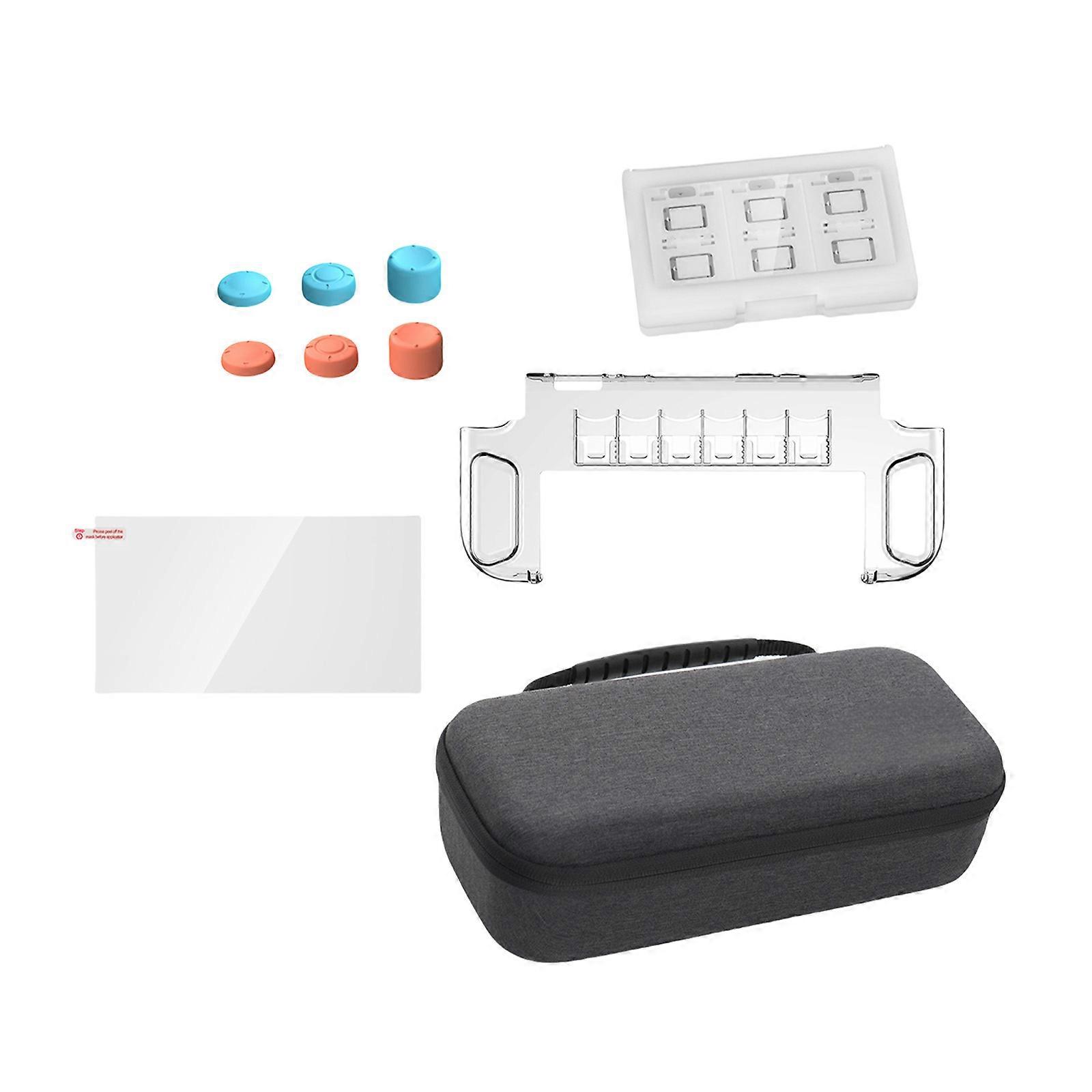 Console Defense System Waterproof Carrying Case Impact Absorbing Shell Ergonomic Controller Guards Screen Cover for NSW2 Multicolor