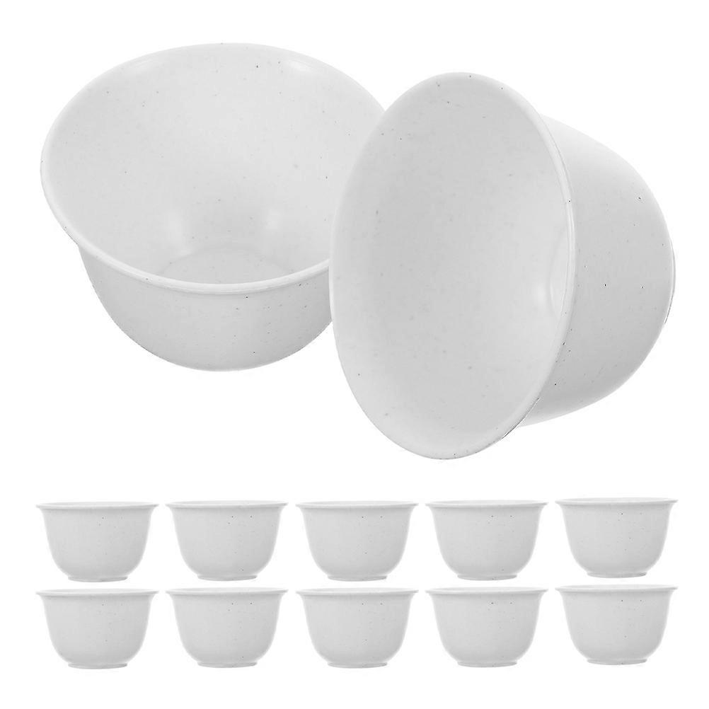 Elegant Husk Fiber Tea Cups for Tasting Ideal for Home and Office Use White Color 96pcs Mini Size