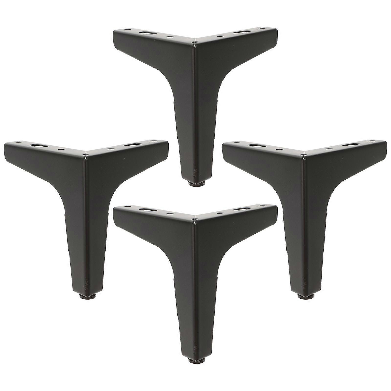 Sturdy Triangle Support Feet For Beds And Chairs Made From Iron Material 4Pcs