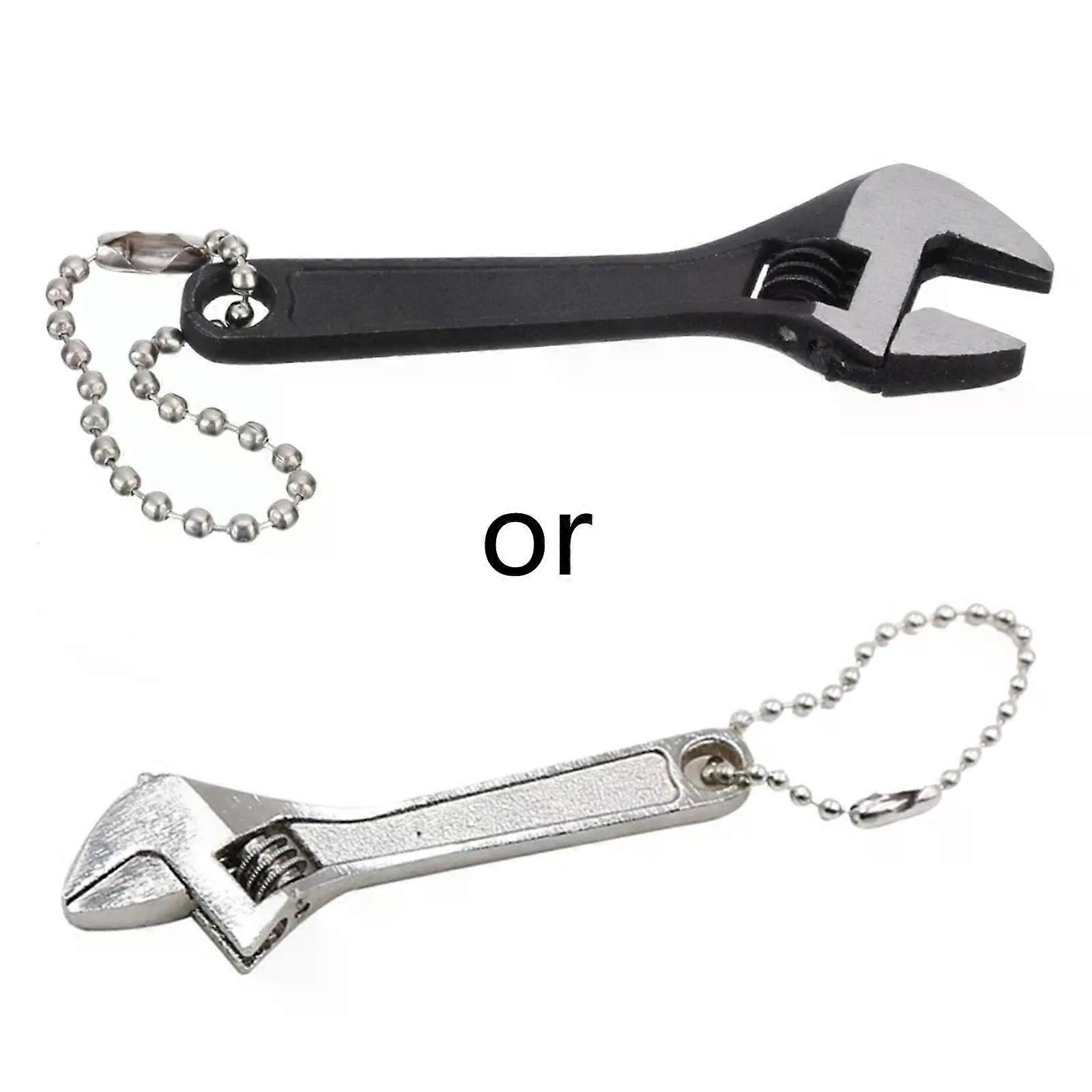 Adjustable Hand Wrench Black Spanner Wrench Mini Size Adjustable Spanner 0-10mm Random 1Pc