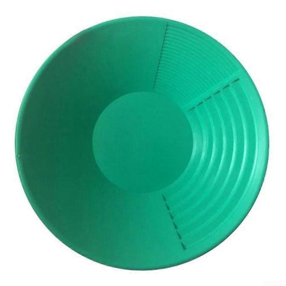 15" Plastic Sieving Basin - User-Friendly Green Plastic Tool for Efficient Sifting and Filtering
