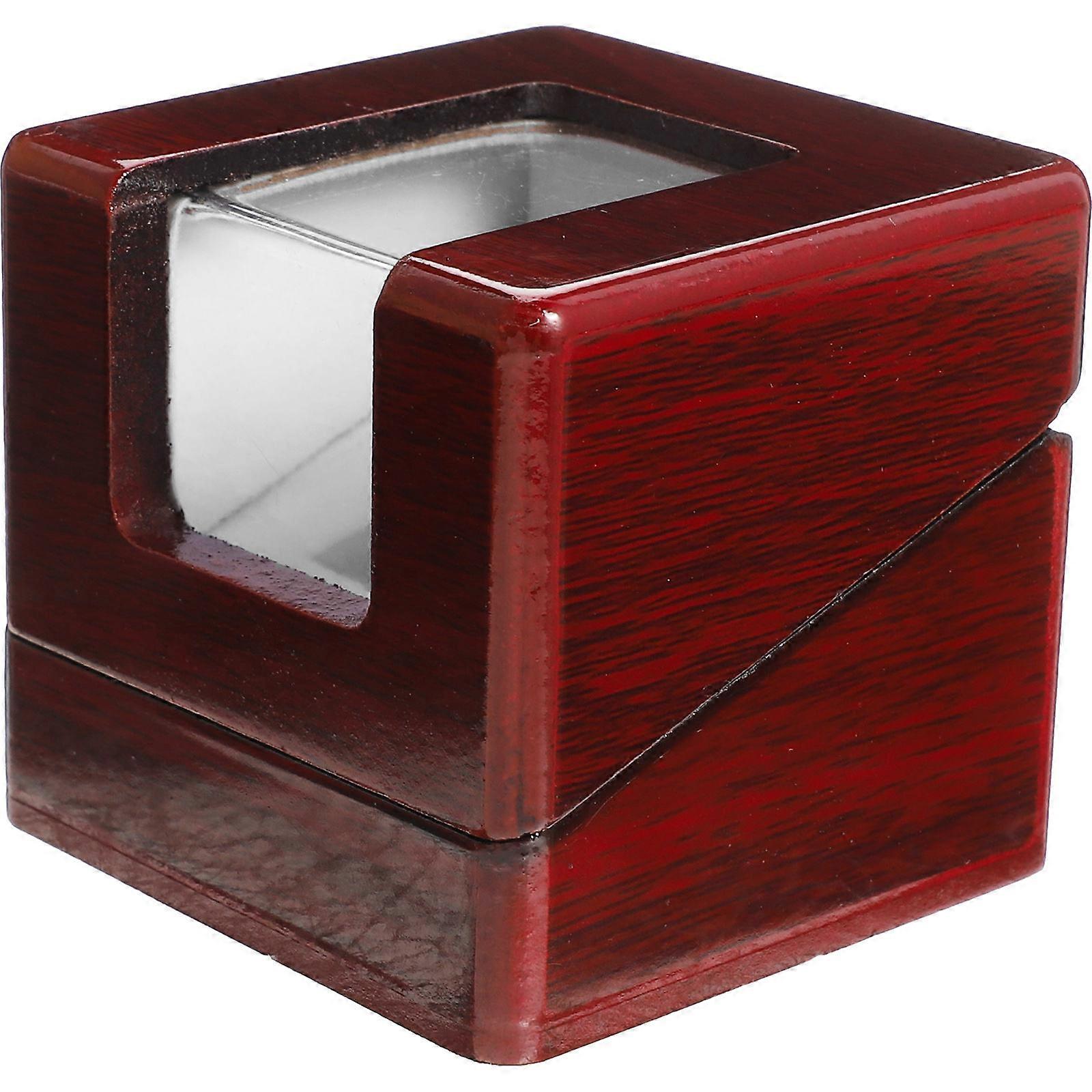 Champion Ring Box Portable Ring Case For Collectors Scratch-Resistant 6.60X6.60X6.10CM 1Pack