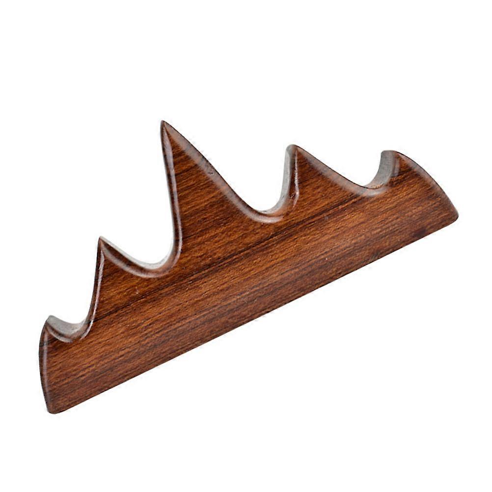 Brush Rest Holder For Calligraphy Tools And Painting Tools In Brown Wooden Design Ideal For 1Set