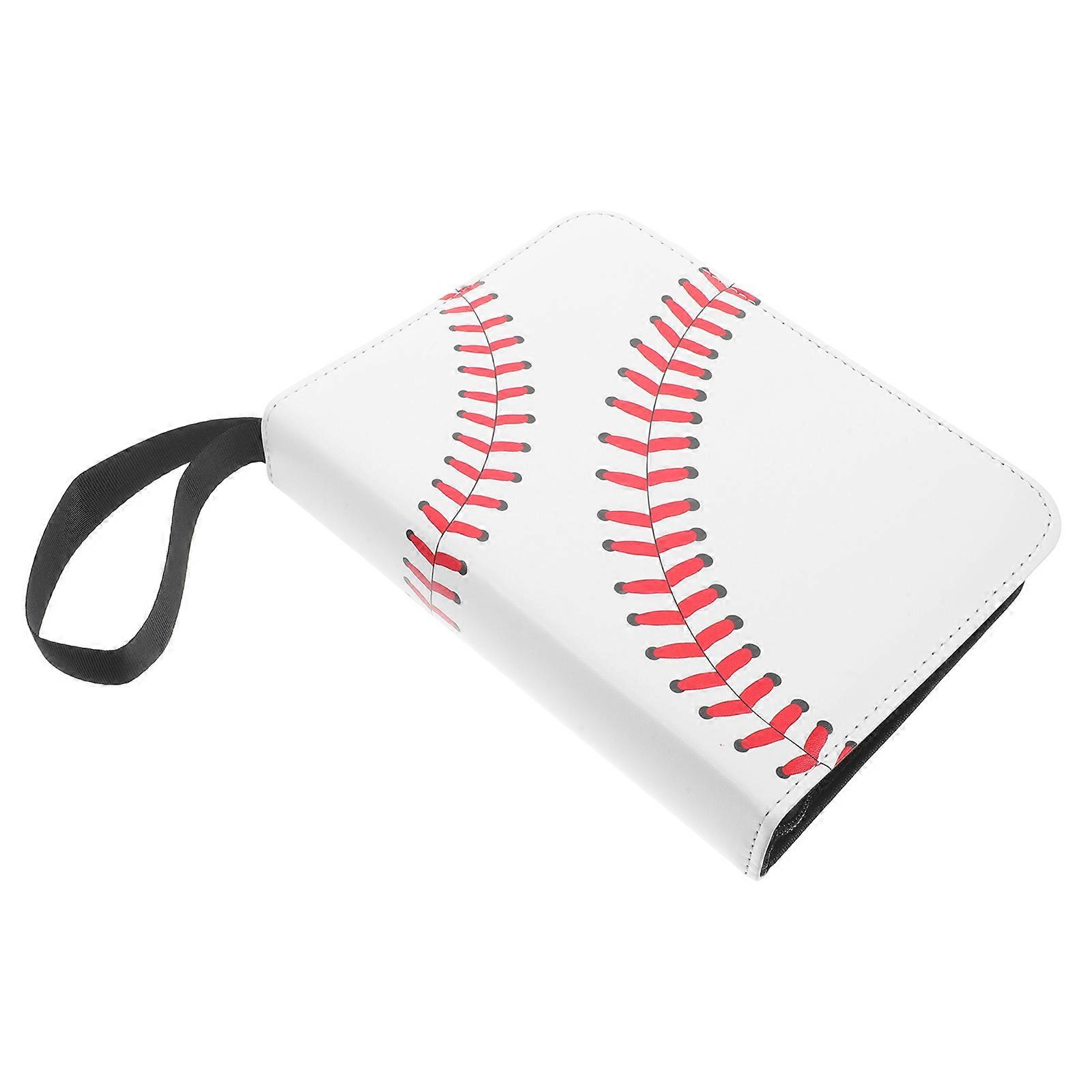 Durable PU Baseball Card Binder with Portable Design for Collectors – Compact Storage Album for Sports Cards Enthusiasts