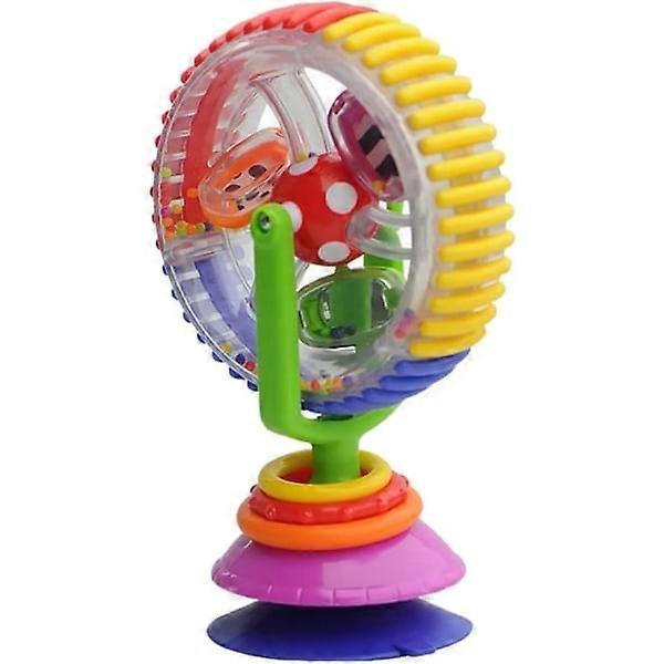 Baby Carousel - Baby Rotating Rattle with Suction Cup Early Development Rattle Toy Carousel Shape Baby Chair Toy