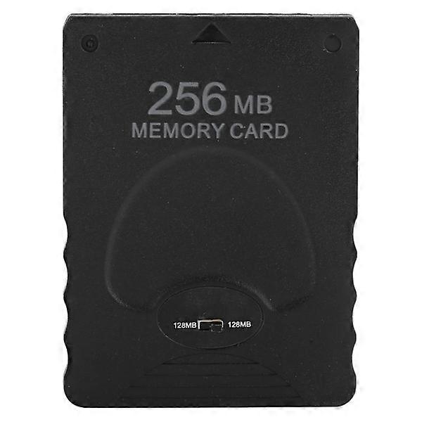 Portable Game Memory Card 256MB Accessories for PS2 PlayStation 2 Game Data Consoleblack