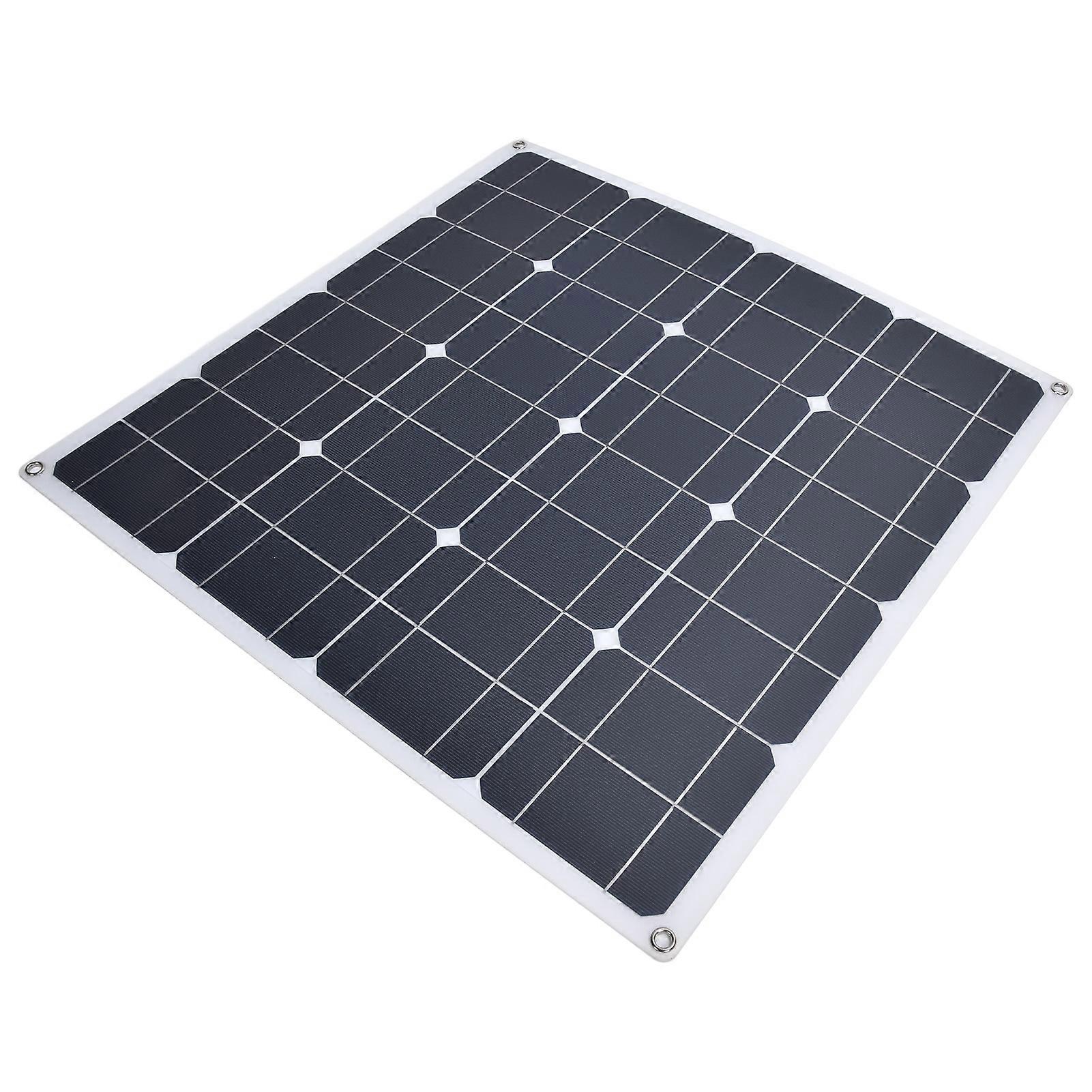 60W 5V Dual Output Flexible Waterproof Solar Panel 54x54cm