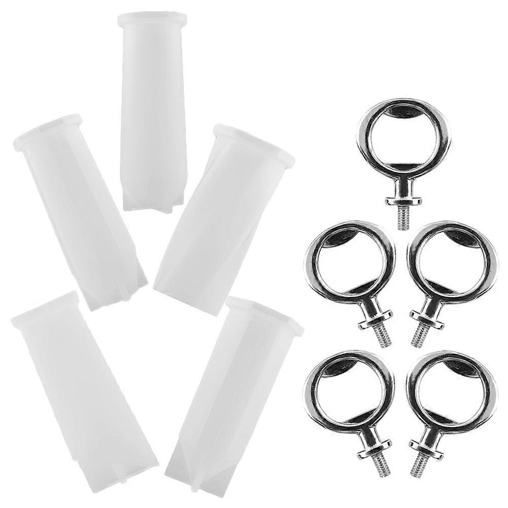 DIY Silicone Mold for Resin Bottle Opener with Metal Insert Portable Lid Opener 1 Set Multi Color