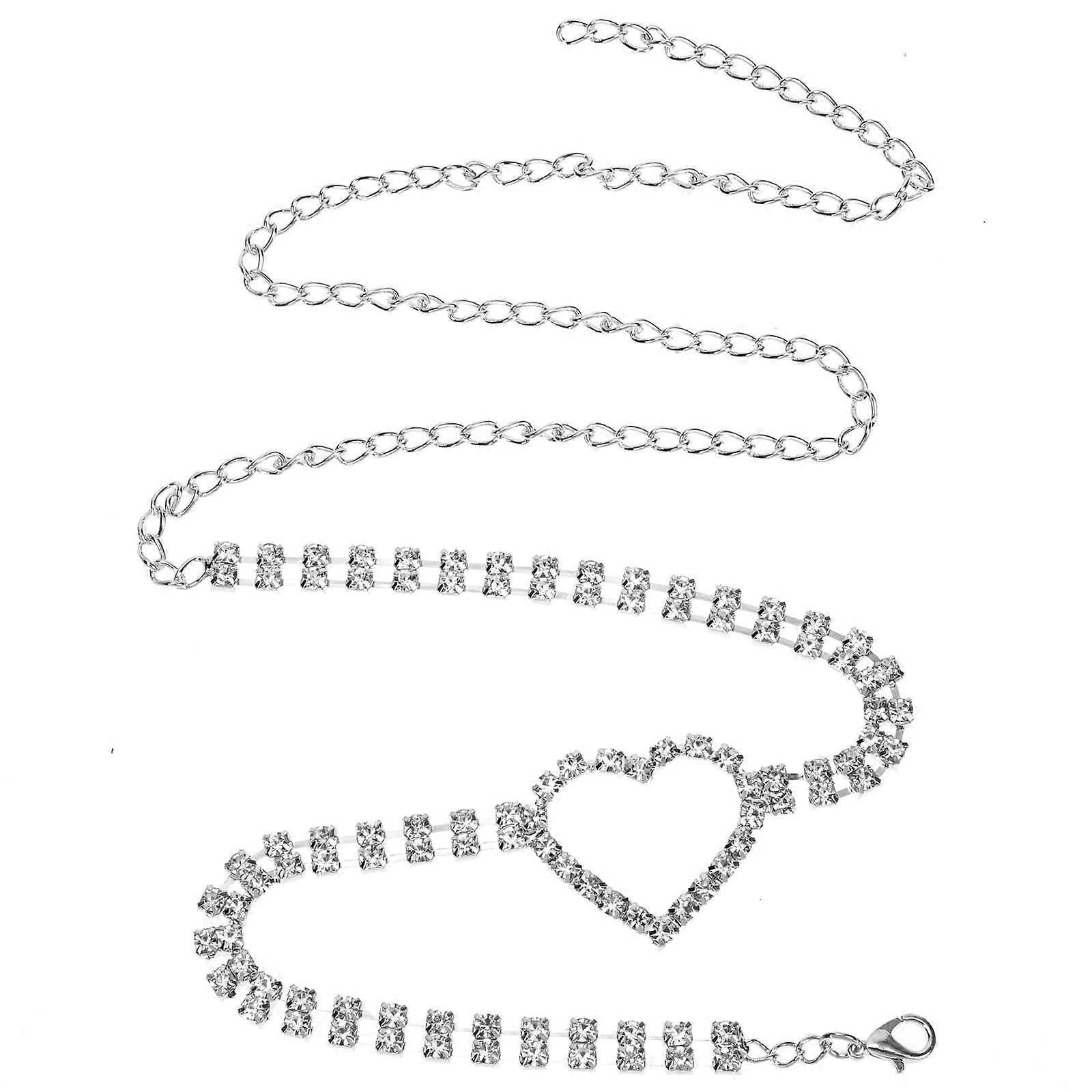 Shiny Leg Chains for Women, Heart Detail for Modern , Reliable Durability
