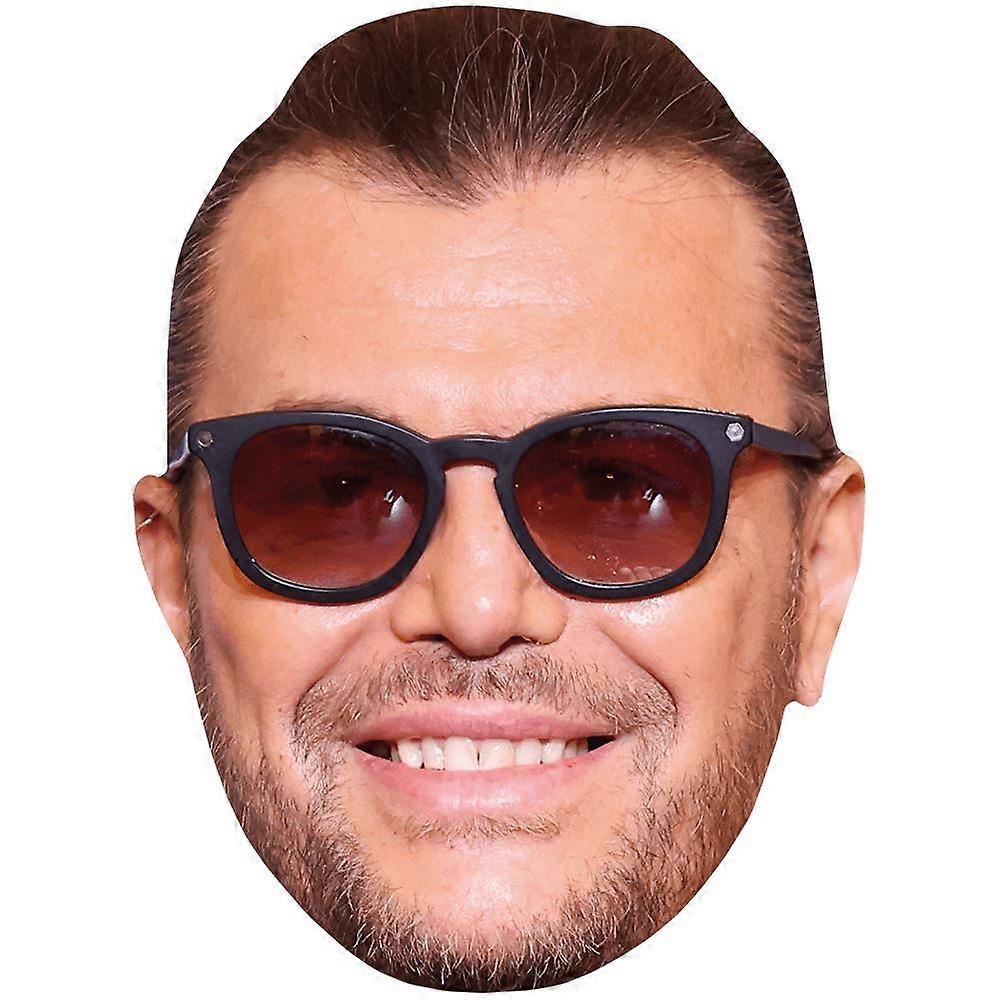 Gianluca Grignani (Smile) Celebrity Mask, Flat Card Face