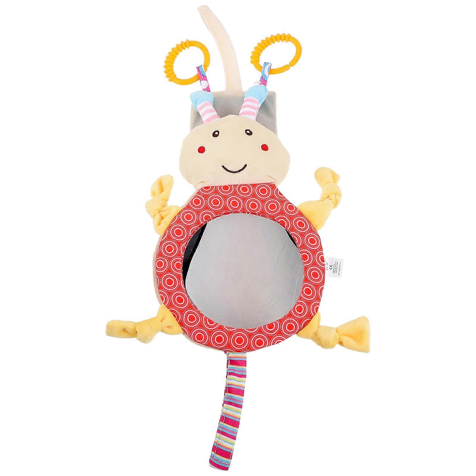 Car Mirror Plush Cartoon Safety Mirror for Rear Facing Wide View Easy Installation Design for