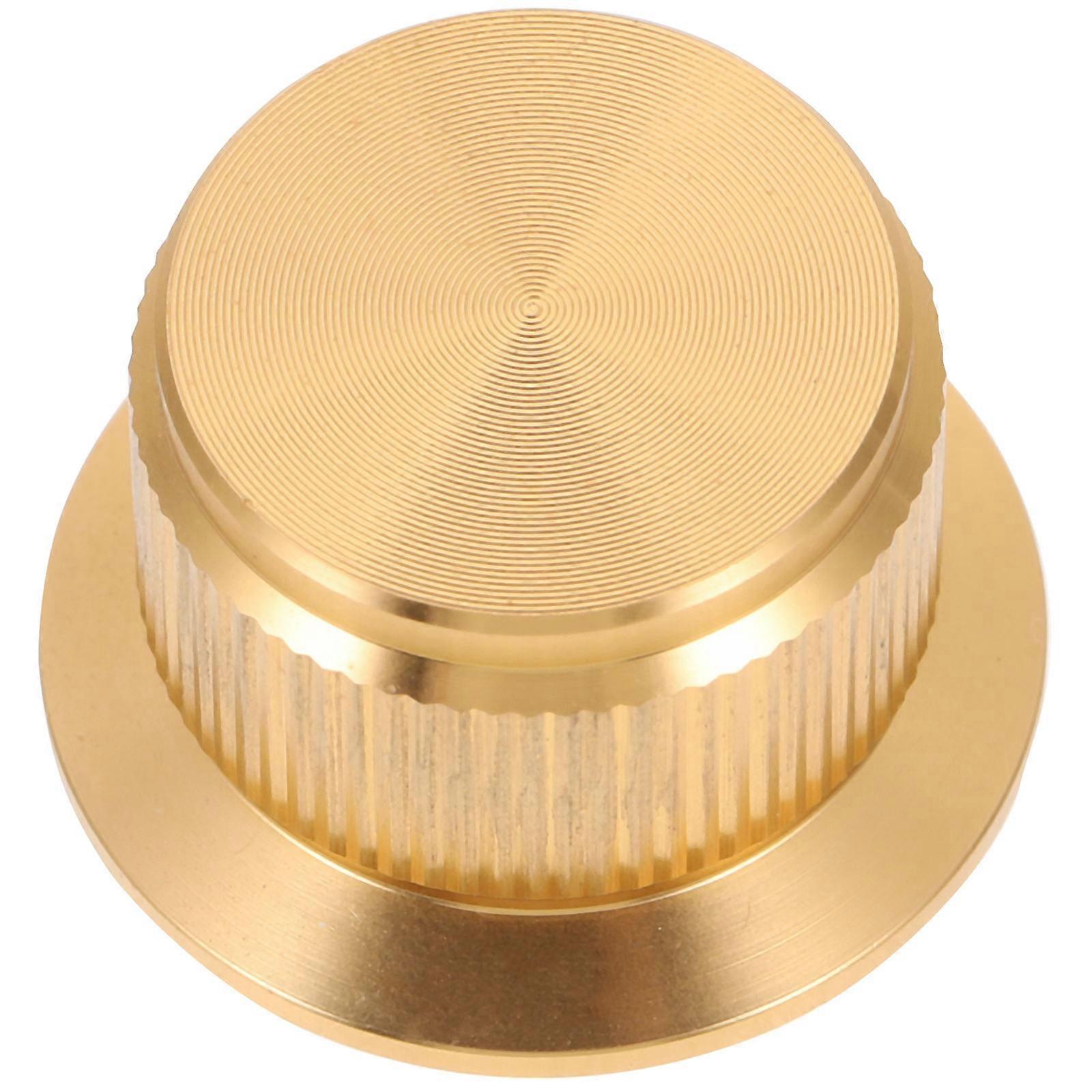 High Polish Tone Control Knob Cap Shape Designed For DIY Enthusiasts Durable Aluminum 1Set