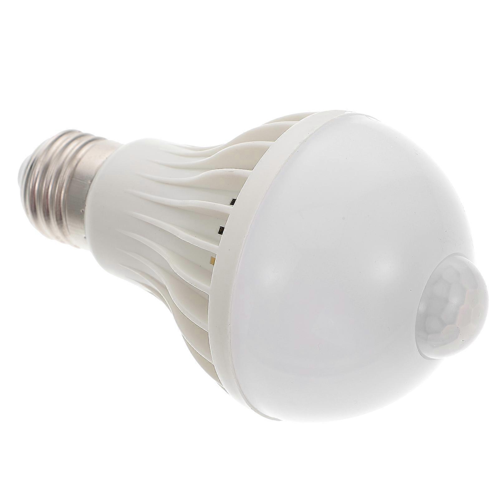 Infrared Sensor Human Body Detection Light Bulb For Warehouse Stairs And Bedroom Assorted Color Plastic 1Pcs