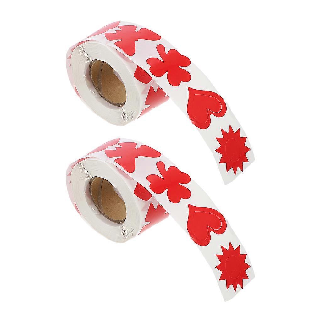 2 Rolls Tanning Stickers Self Adhesive Sunbathing Body Stickers for Tanning