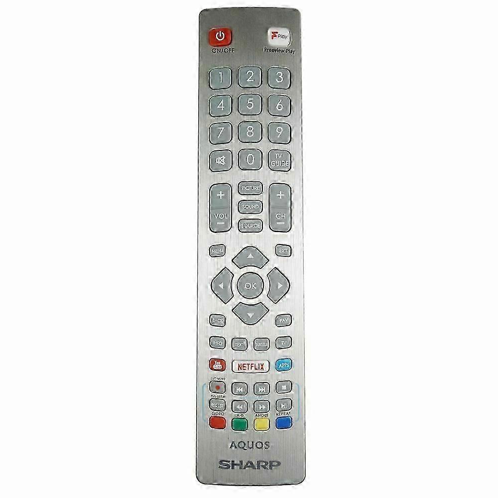 New Original SHW/RMC/0121 Remote Control For Sharp Aquos HD LED TV Freeview Play