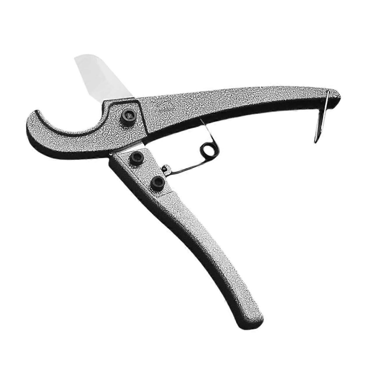 Plastic Ergonomic Scissors with Ratchet Mechanism for Precise Cuts, Sharp Blades, Rust for PPR and PVC Pipes, Durable and Easy to Use