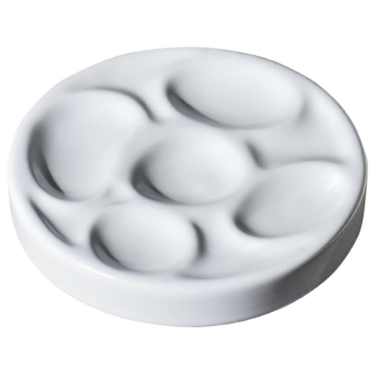 Artistic Ceramic Watercolour Paint Set, Multifunctional Pigment Mixing Palette for Artists, 12 Color Options, Durable Material