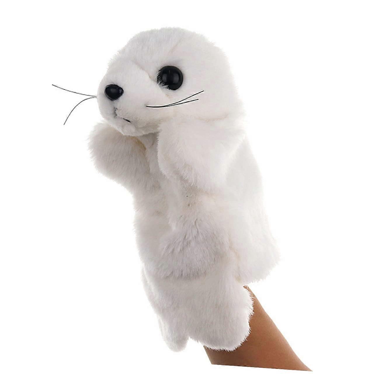 1 storytelling marionette interactive hand puppet gift for wichteln The Present witness gift hand puppets for storytelling white marionettes