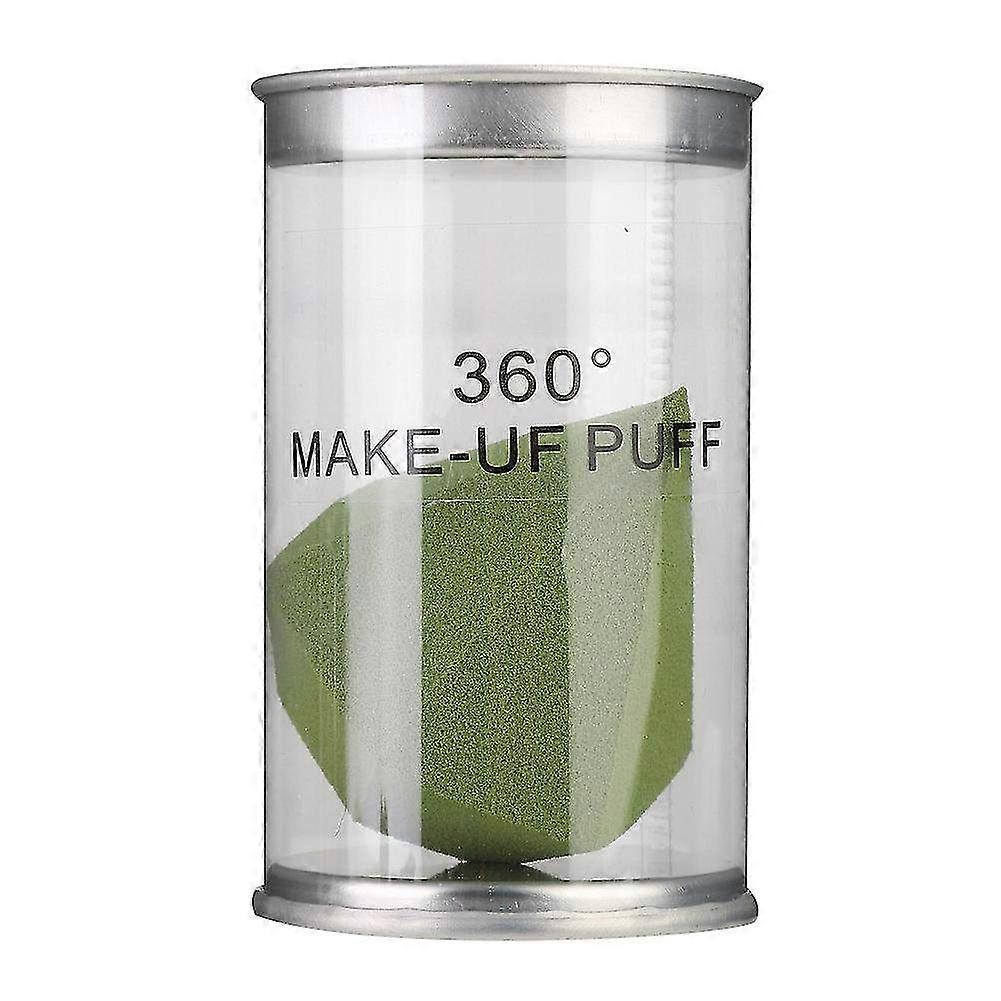 Soft Elastic Wet Dry Dual Use Makeup Puff for Foundation & BB Cream - Matcha Green Face Sponge for Flawless Application