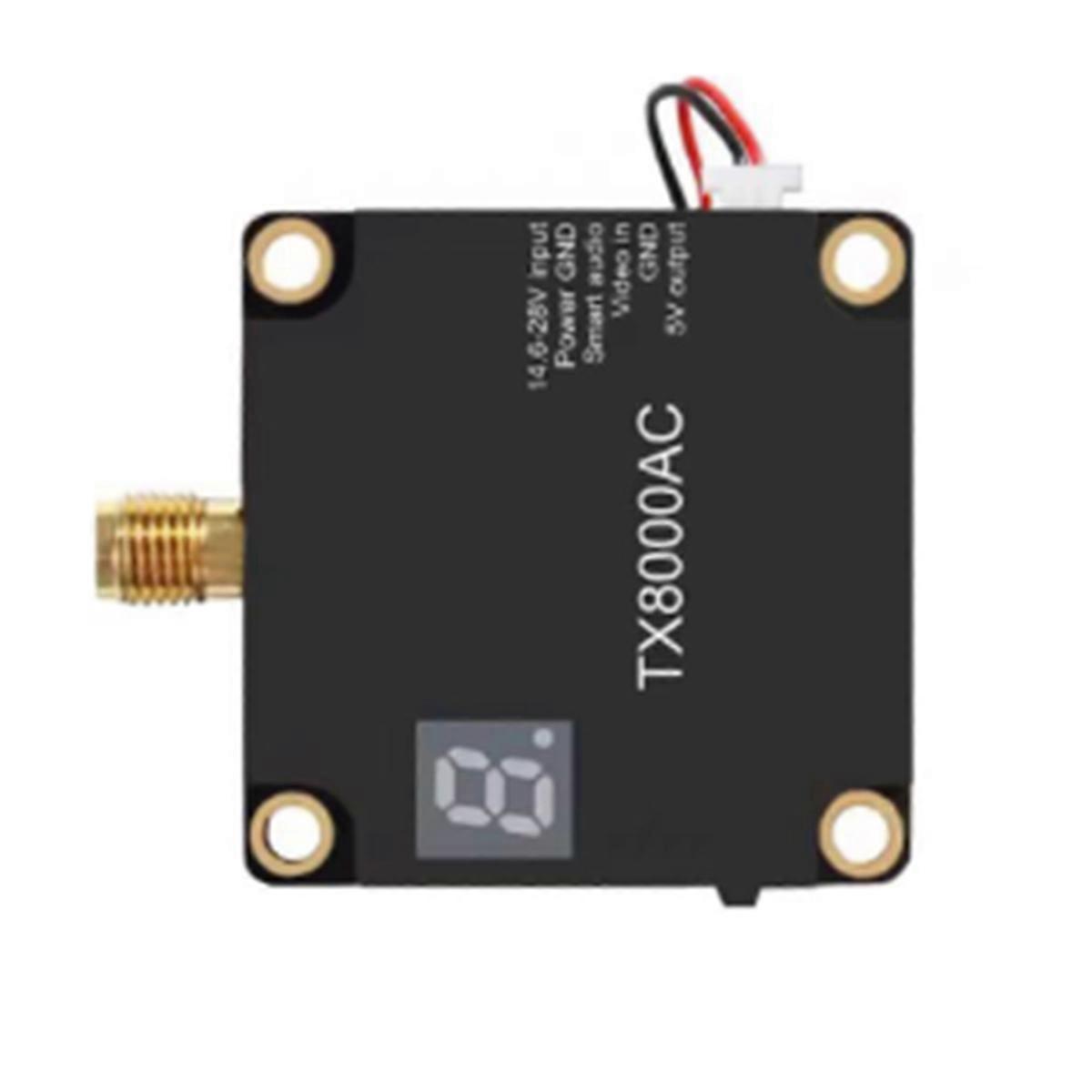 Video Transmitter TX8000AC 8W All Channels Version 96CH Racing FPV VTX UAV Accessories 8000mW Component 5.8GHz