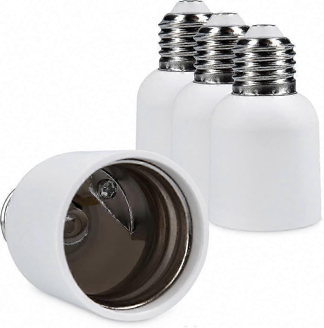 E27 to E40 Socket Adapter - 4 Way Converter for Halogen & LED Bulbs - E40 Base Lamp Holder