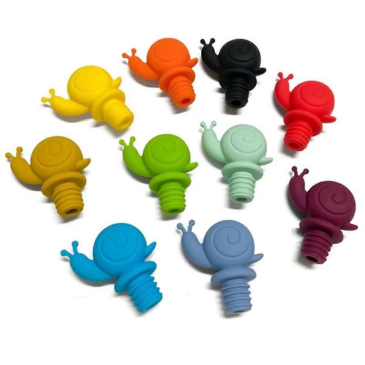 Wine Bottle Sealer Reusable Snail Shape Wine Plug for Beer Bottles