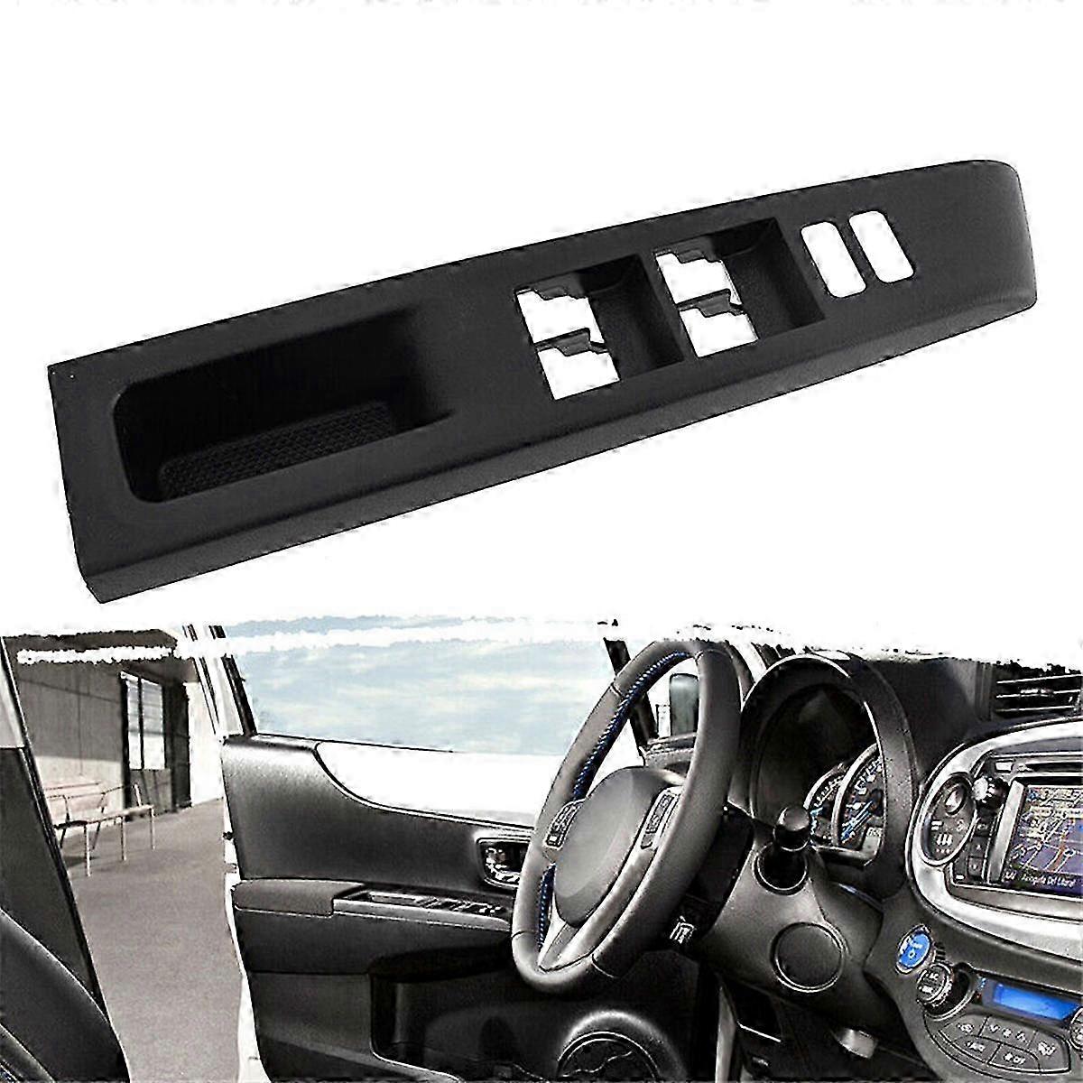 7423252550C0,74232-52550-C0 Front Left Door Window Switch Bezel Armrest Panel Trim for Yaris 2012-2014