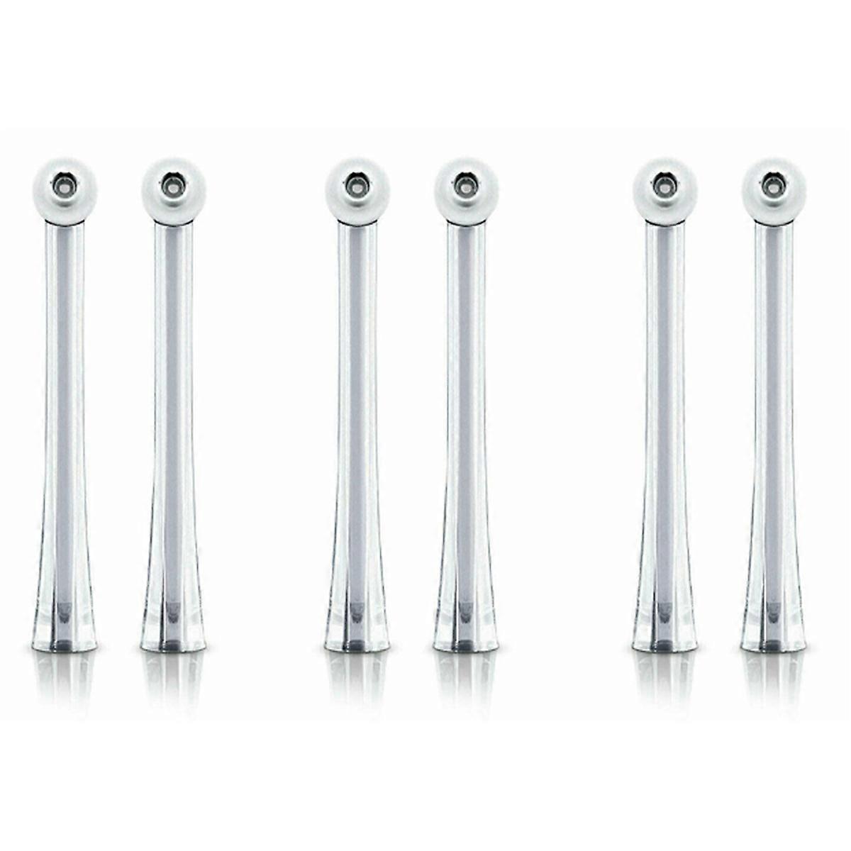 6Pcs High Quality Nozzle for AirFloss HX8331 HX8332 HX8340 HX8341 HX8381 HX8401 Oral Irrigator Nozzl