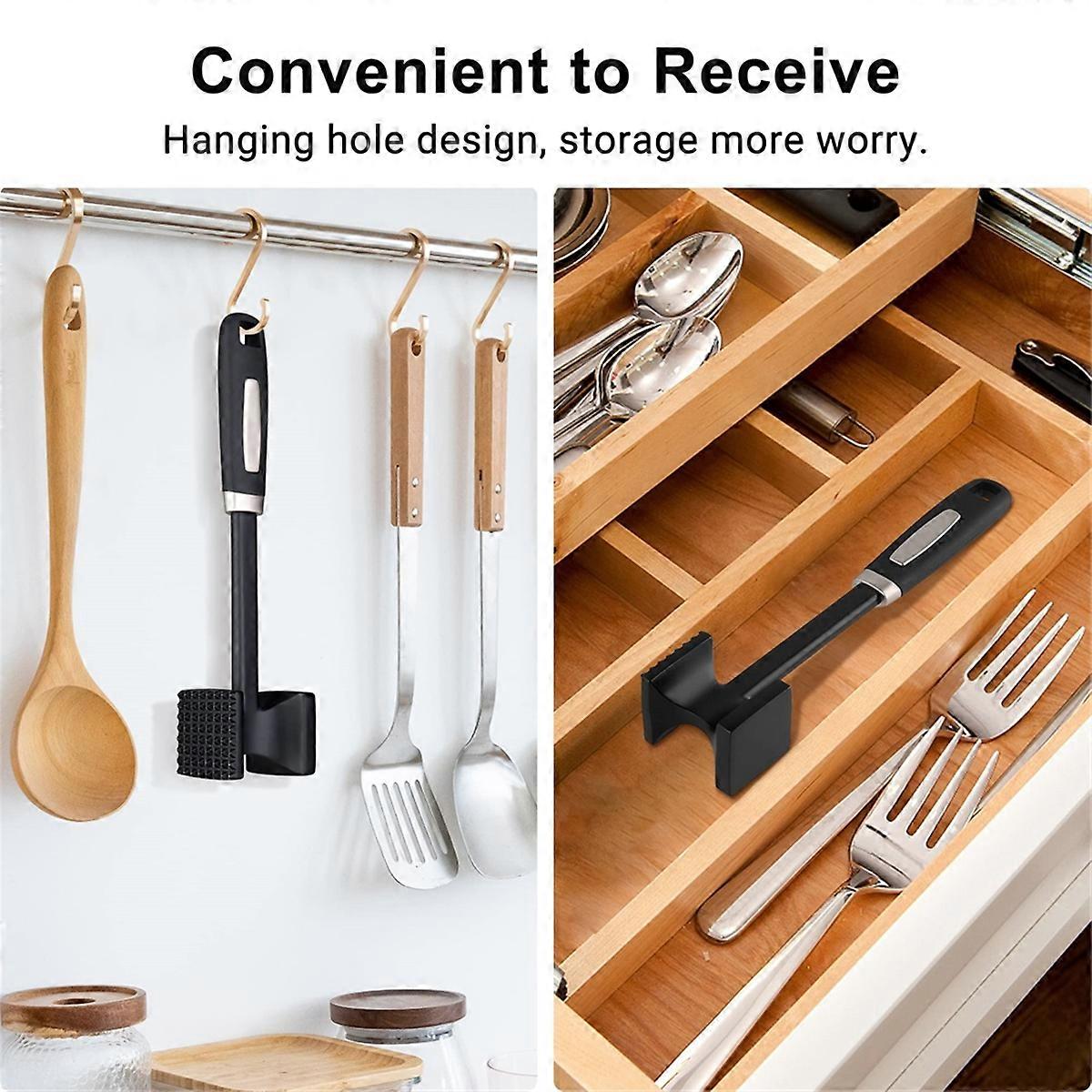 Meat Tenderizer, Dual-Side Meat Mallet, for Tenderizing Steak