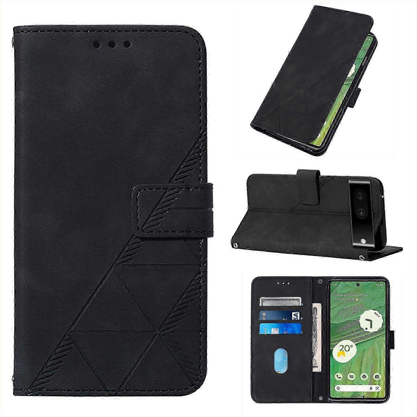 Google Pixel 7 5G Case Leather Folio Cover Wallet Magnetic Premium ...