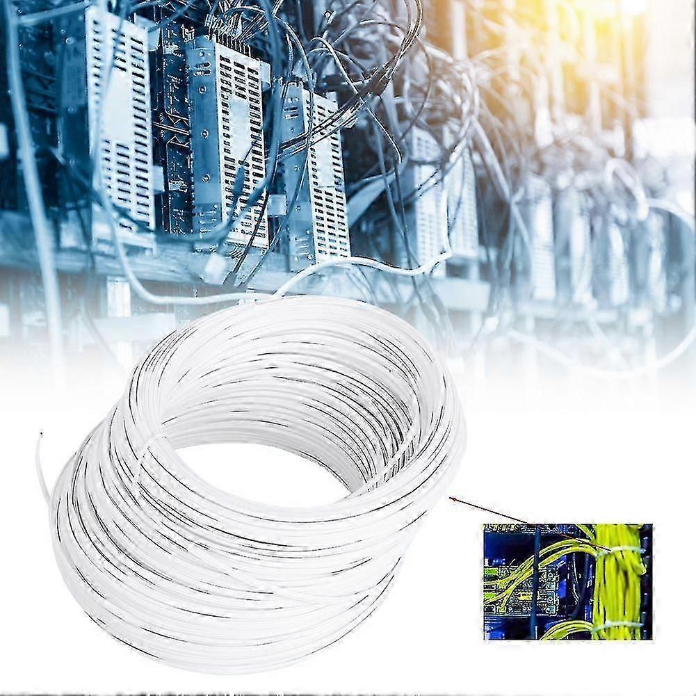 Galvanized DIY Iron Wire White Twist Ties Material Protective 0.55mm Single Core Inside