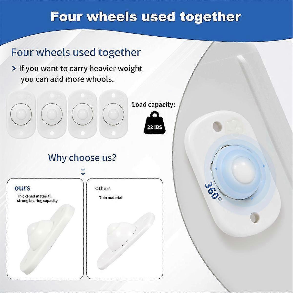 Self Adhesive Mini Caster Wheels,Appliance Rollers,Appliance Sliders