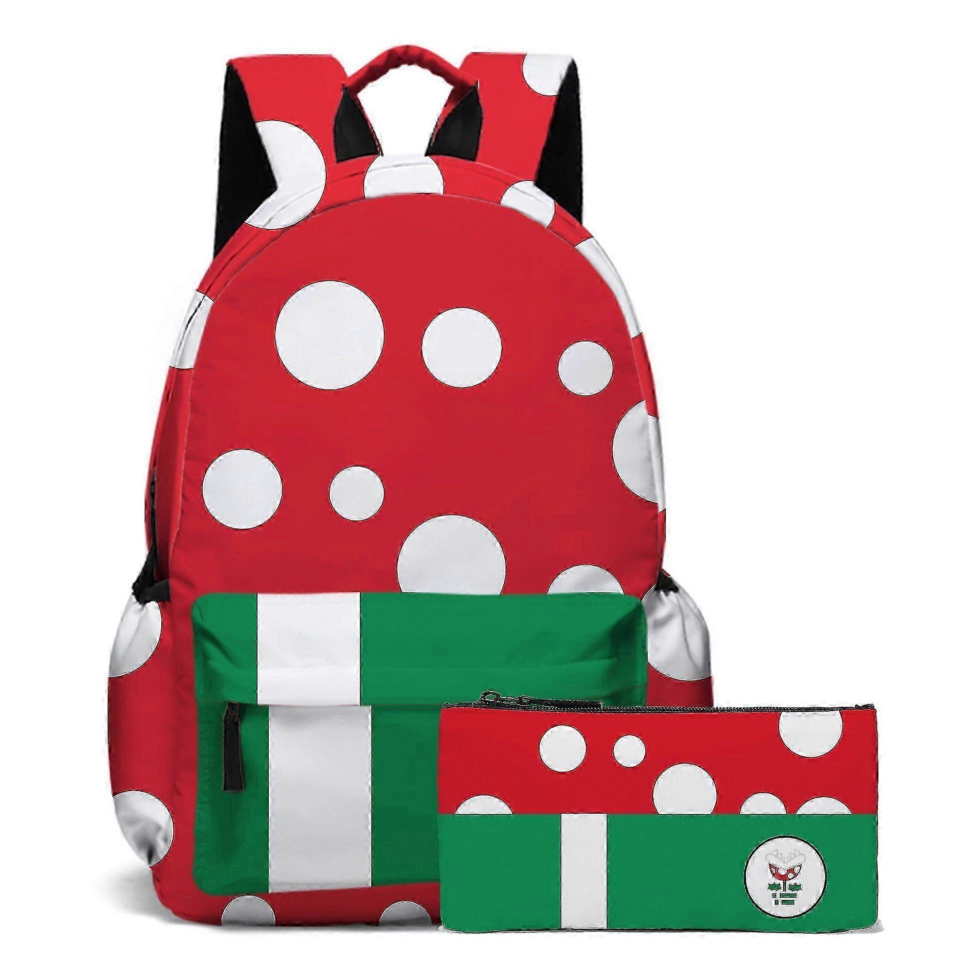 Stylish Mario Print Backpack for Everyday Use - Durable and Fun Design for All Ages