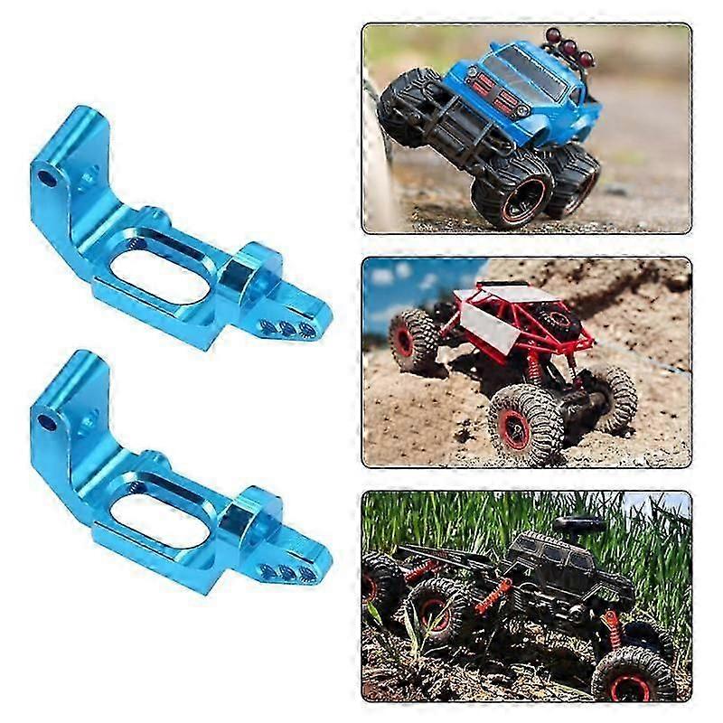 for 1/10 94123 94111 Upgrade Parts 102010 102011 102012 02013 02014 02015 Ball Bearing Aluminum Alloy Steering Hub Mount Set,Blue
