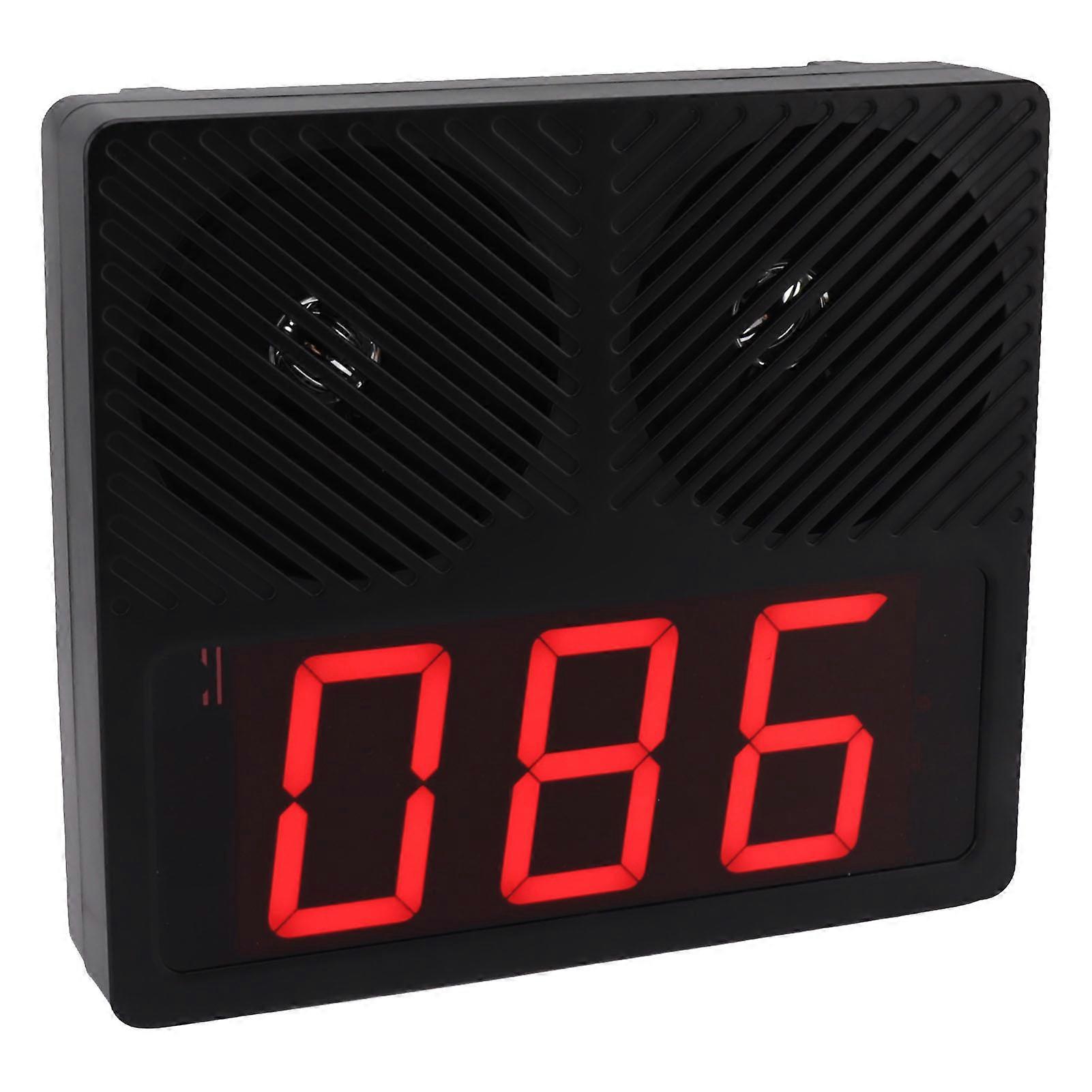 Queue Calling System 20W Wireless 265x235x65mm Matte Black US Plug