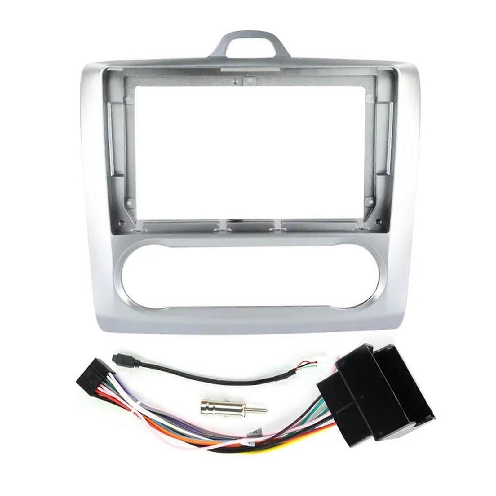 9Inch Car Radio Ford Focus Mk2 20042011 2Din Frame GPS Panel Dash Kit Mounting Canbus Cable Box