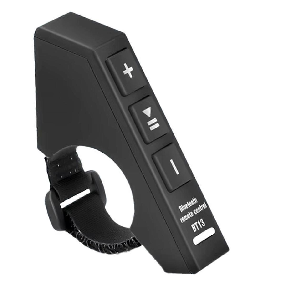 Waterproof Motorcycle Headgear Handlebar Remote Control,Media Music Player Controller Compatible with Smart Mobile Phone
