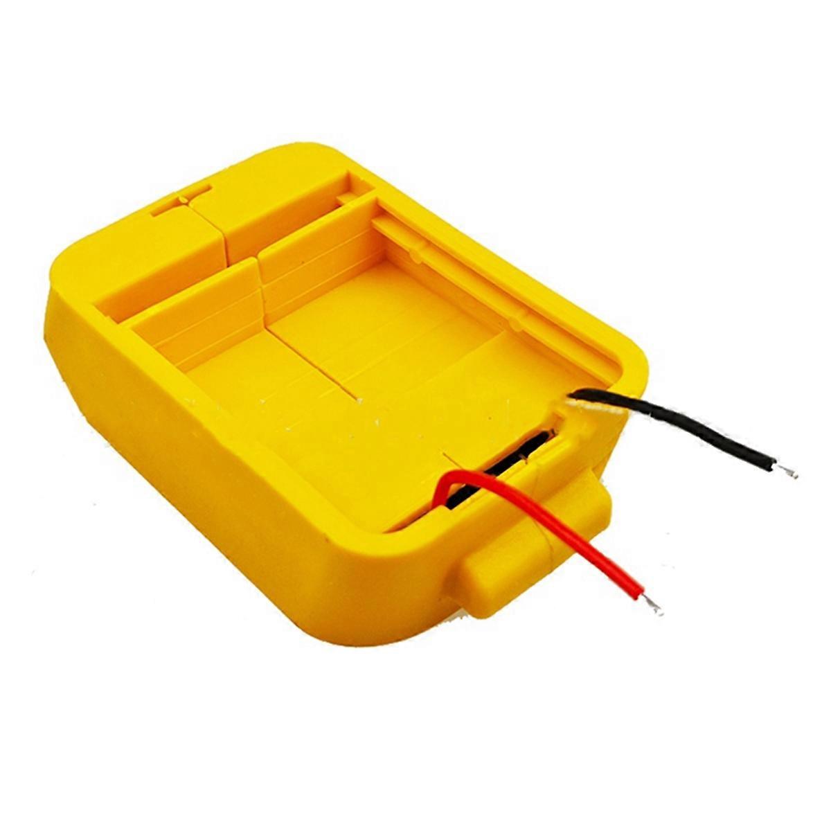 Power Mount Connector Adapter Dock Holder for Li-Ion Battery DIY Adaptor Yellow