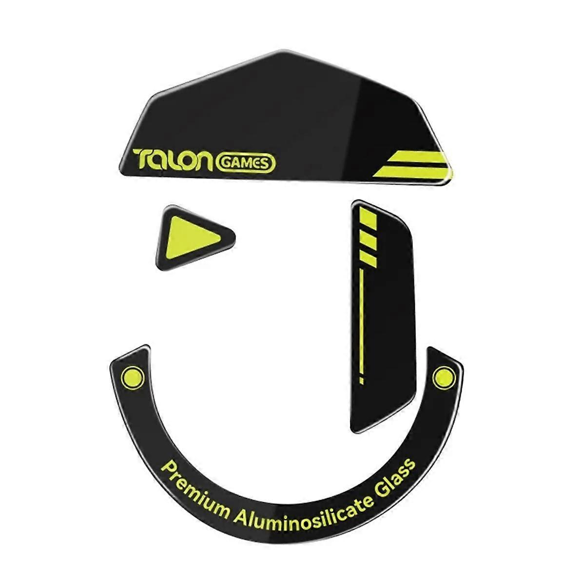 Glass Mouse Feet Compatible with G502 Wireless Mouse Round Curved Edge Mouse Glass Skates