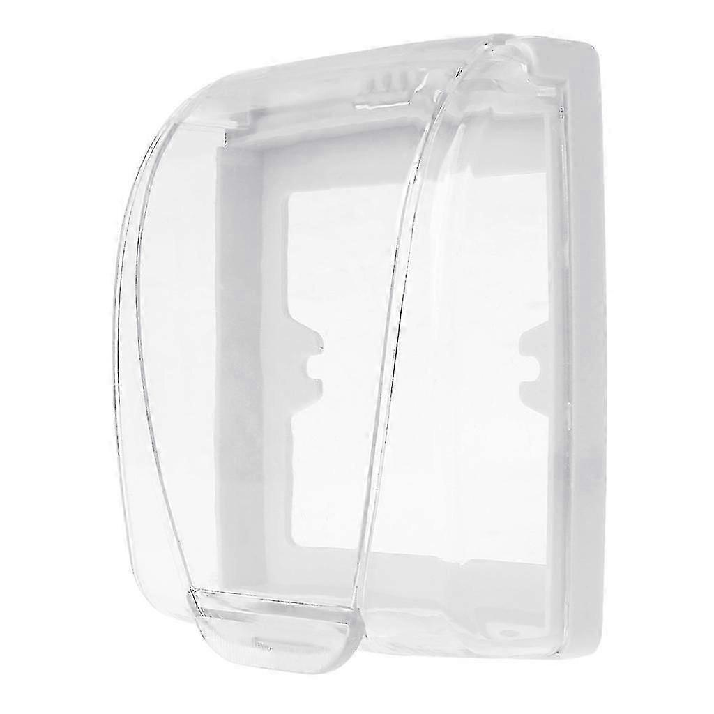 Plastic Wall Switch Waterproof Cover Box Wall Light Panel Socket Doorbell Flip C
