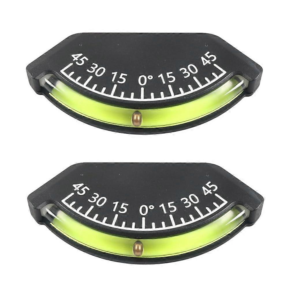 Level Gauge For RV And Truck Vehicle Trailer Inclinometer Definition 2 Piece Set