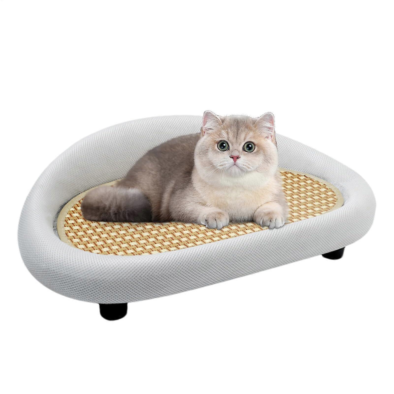 Cat Scratcher Scratch Pad, Indoor Use Corrugated Cardboard, HeavyDuty DoubleSided, Recyclable with Grass