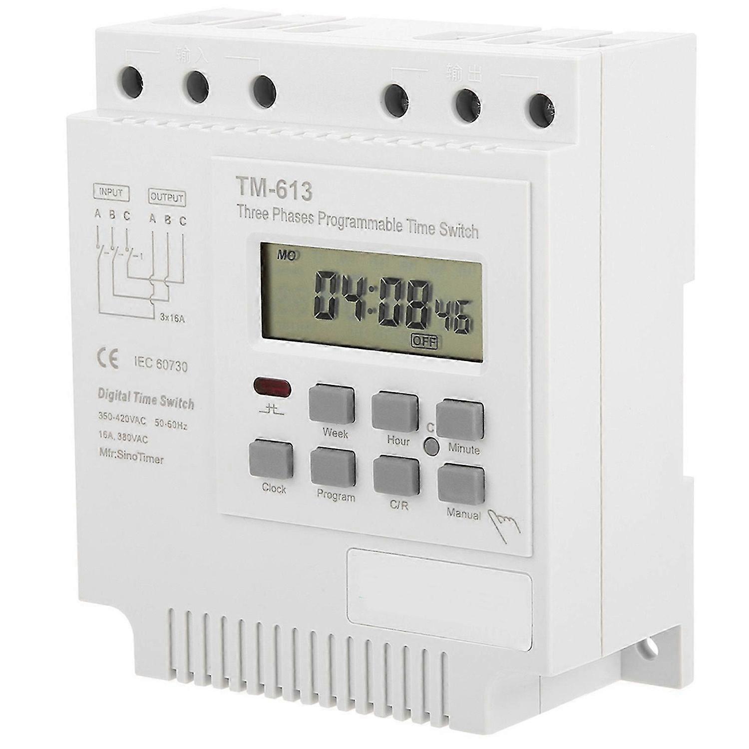 High quality Three-phase 380V timer switch / microcomputer time control switch / water pu