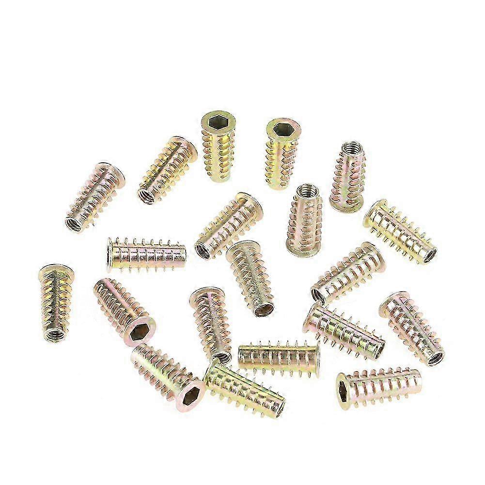 High quality Zinc alloy hexagonal nuts with internal and external teeth M6*25