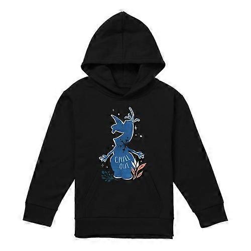 Frozen Childrens/Kids Chill Out Olaf Silhouette Pullover Hoodie