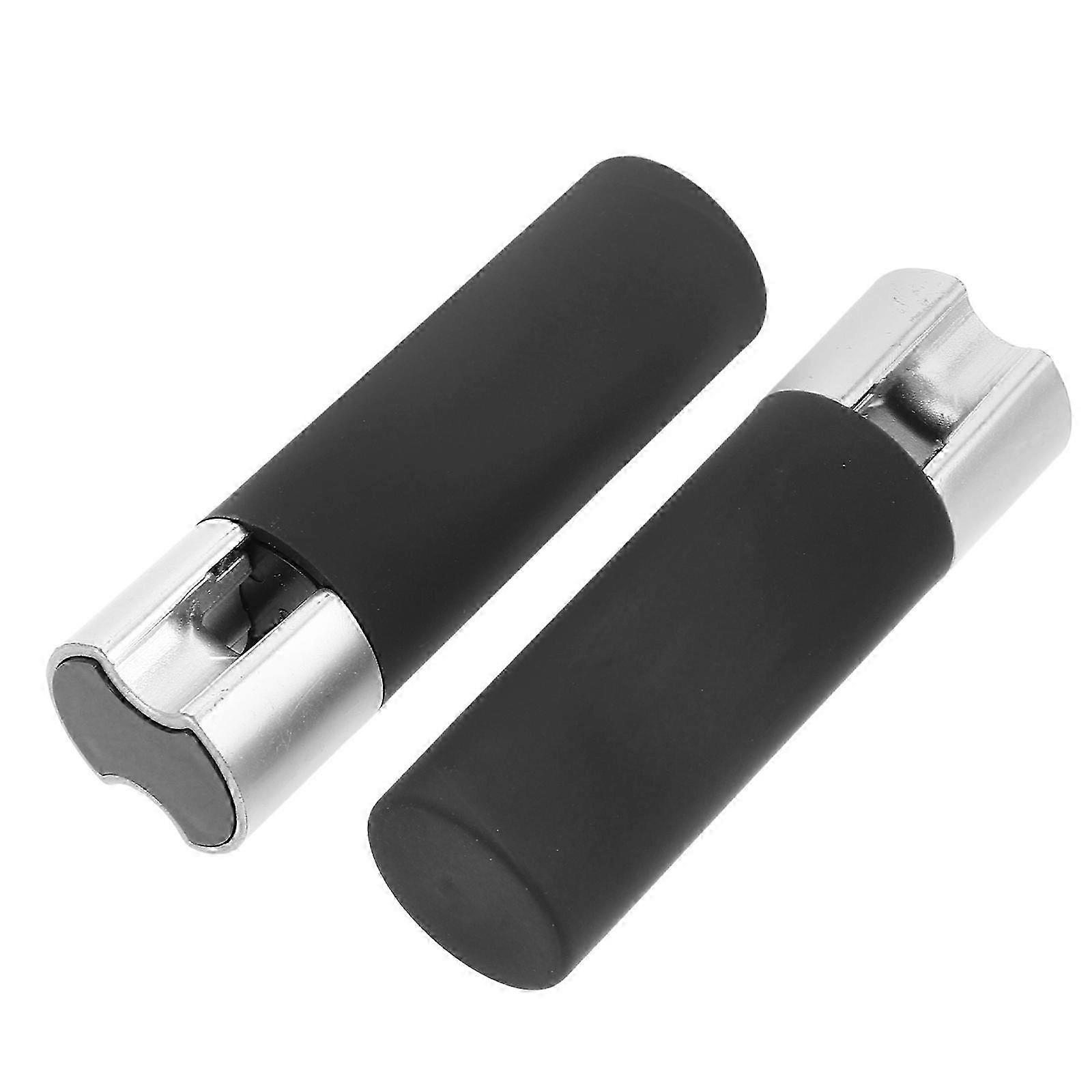 Black Blind Cord Weights with Frosted Handles – 2 Pack for Vertical Blinds & Drapes, Weighted Pull String Pendants for Secure Fit, Easy Installation