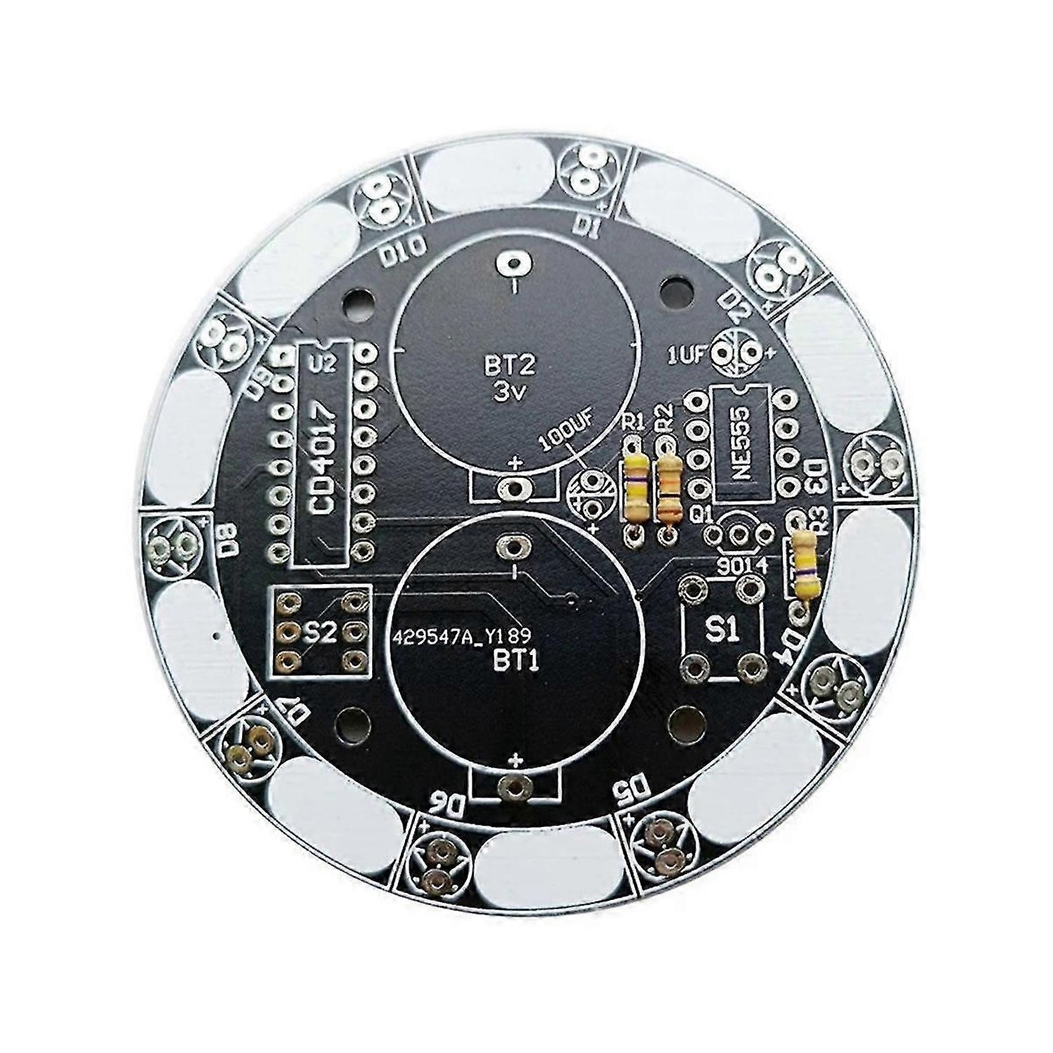 Lucky Turntable LED Light DIY Electronic Kit Welding Project Training Module DIY Kit for Learning Training,DIY Kit