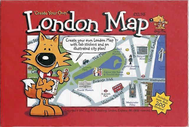 Guy Fox Create Your Own London Map Sheet map folded Book